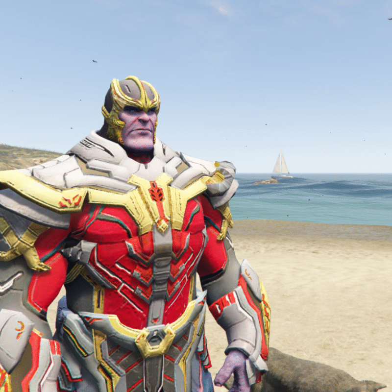 GTA 5 Mods Thanos Red