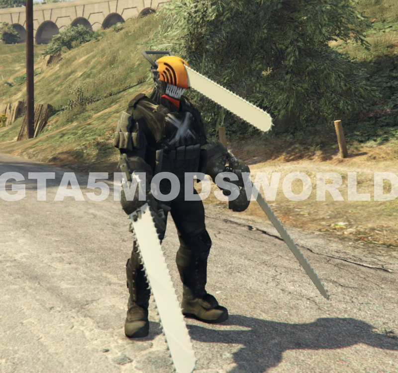GTA 5 Mods Chainsaw Man Crossbones