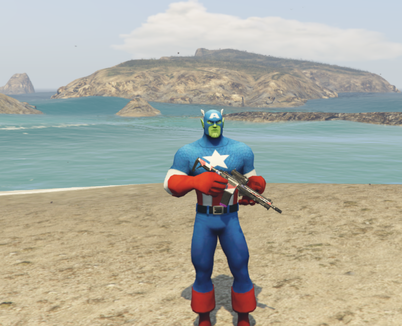 GTA 5 Mods Skrull Captain America