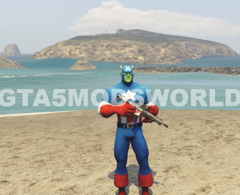 GTA 5 Mods Skrull Captain America