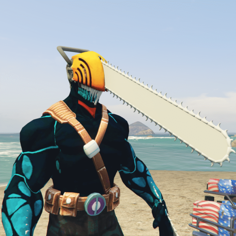 GTA 5 Mods Chainsaw Man Deadpooloid