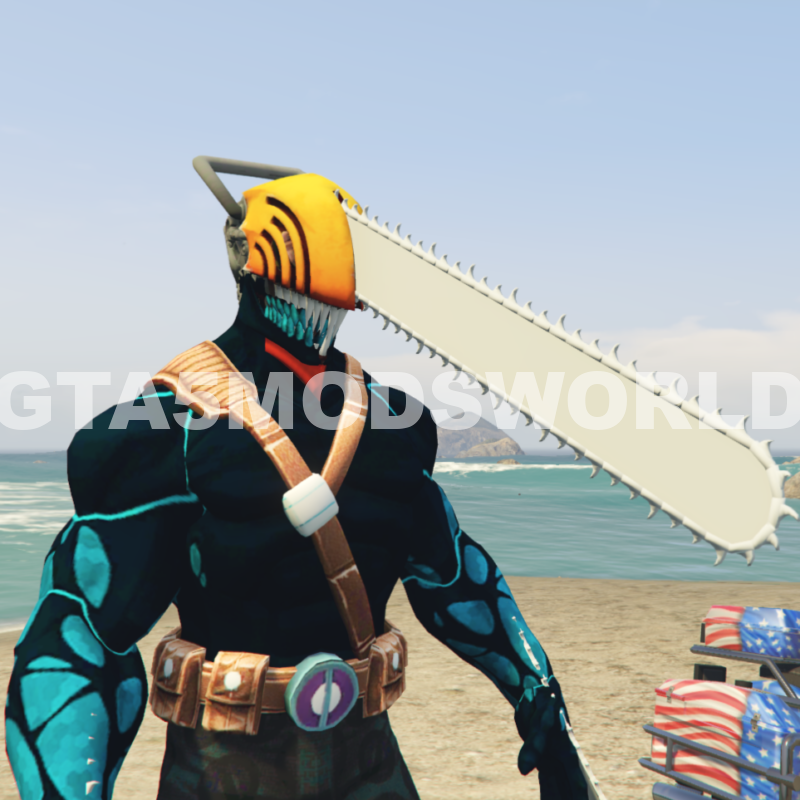 GTA 5 Mods Chainsaw Man Deadpooloid