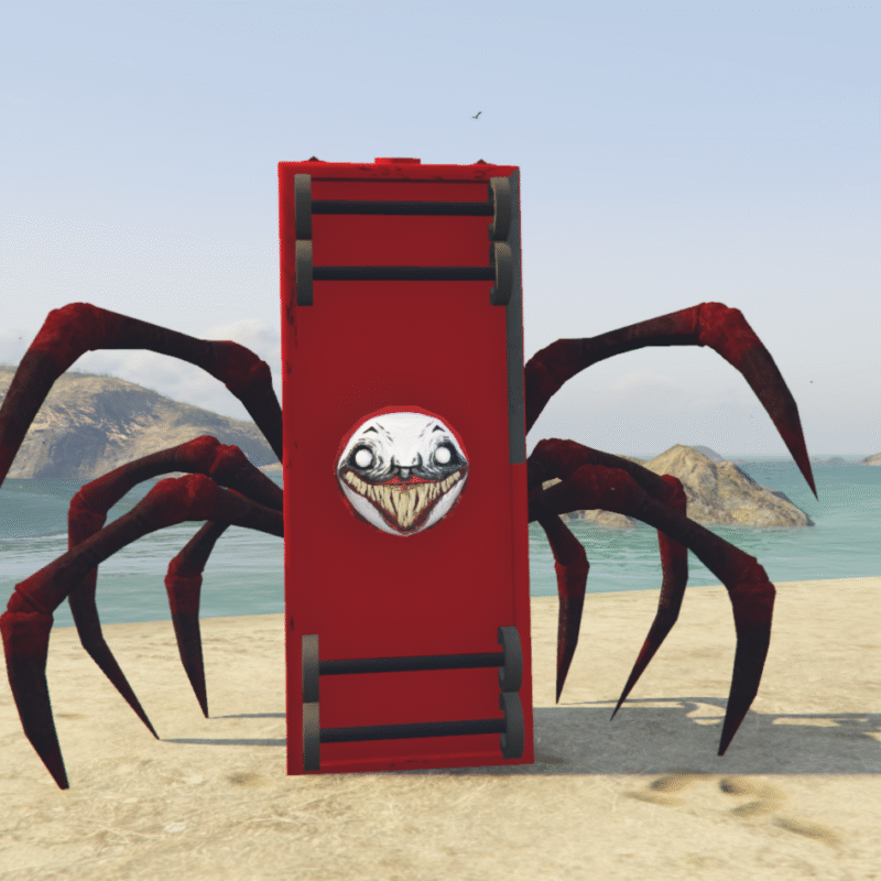 GTA 5 Mods Choo-choo charles up