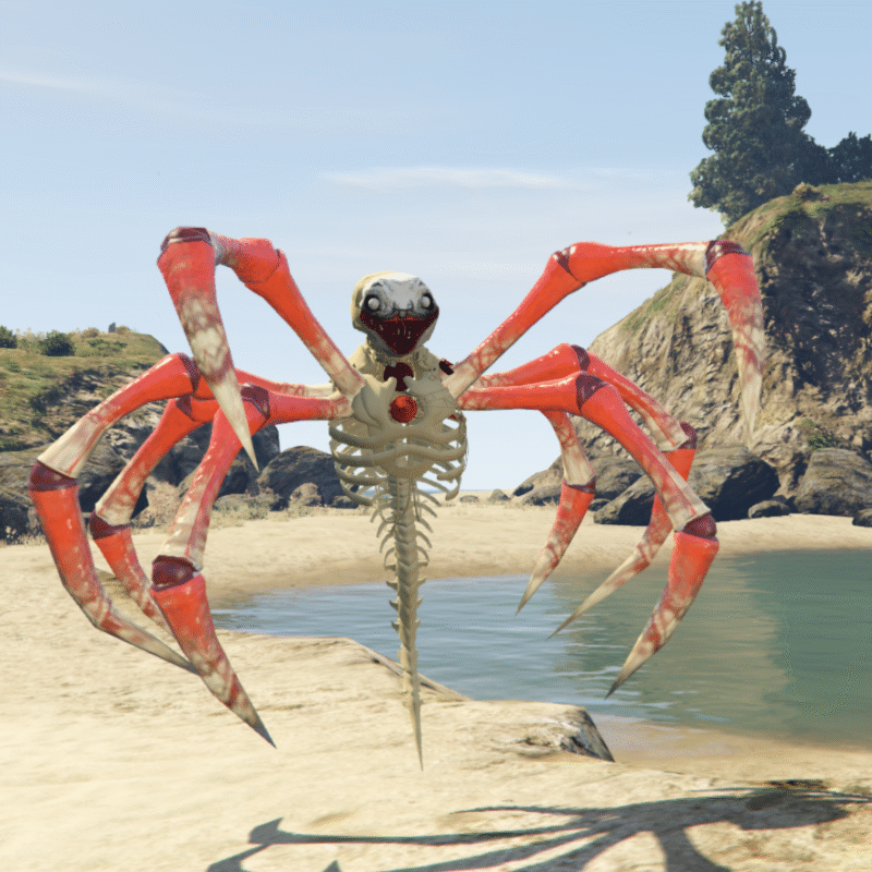 GTA 5 Mods Choo Choo Charles Human Reaper 999