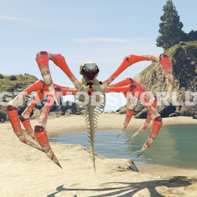 GTA 5 Mods Choo Choo Charles Human Reaper 999