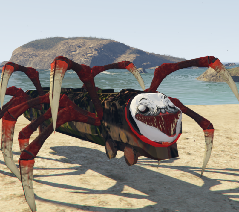 GTA 5 Mods Choo Choo Apocalyptic Train Low Poly