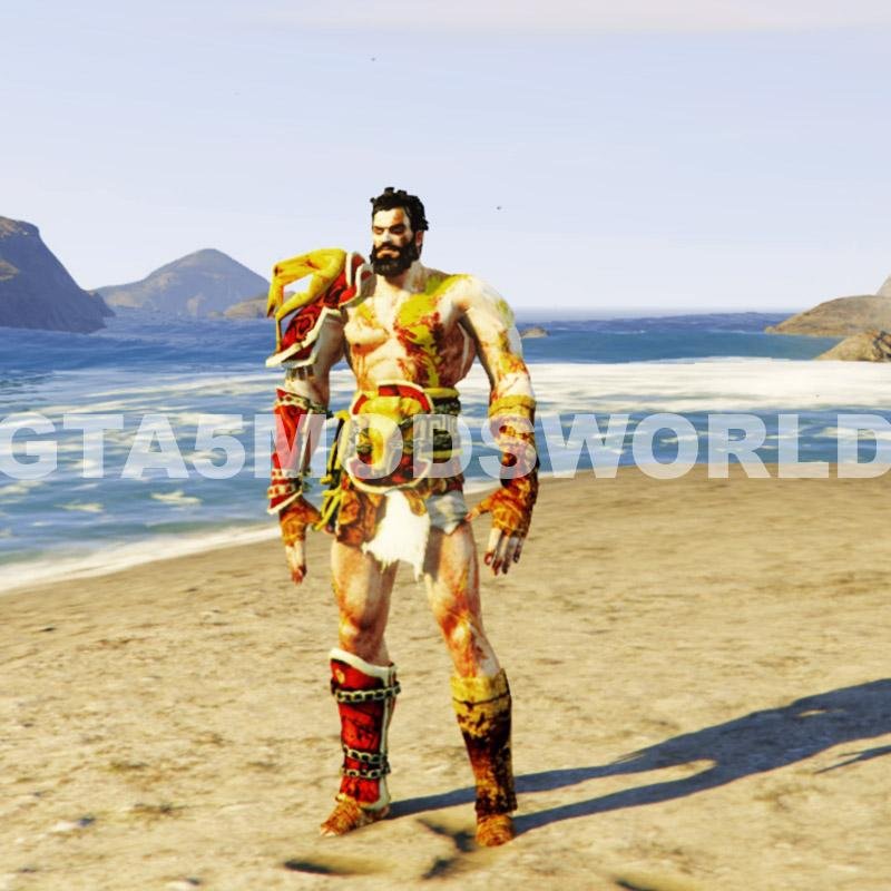GTA 5 Mods God Of War 3 deimos