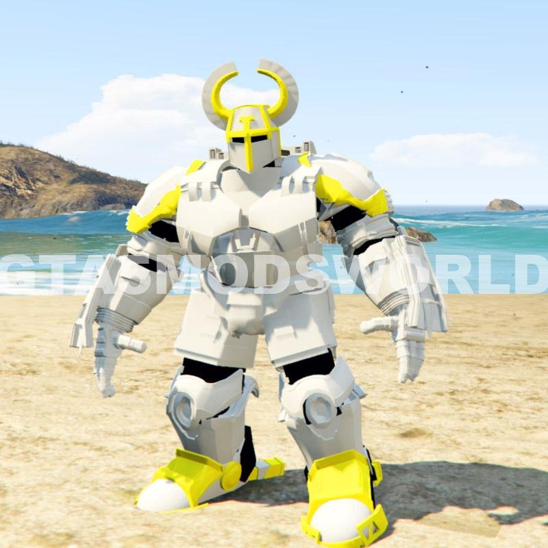 GTA 5 Mods HULK SILVER