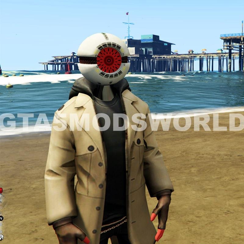 GTA 5 Mods LASER DRONE MAN