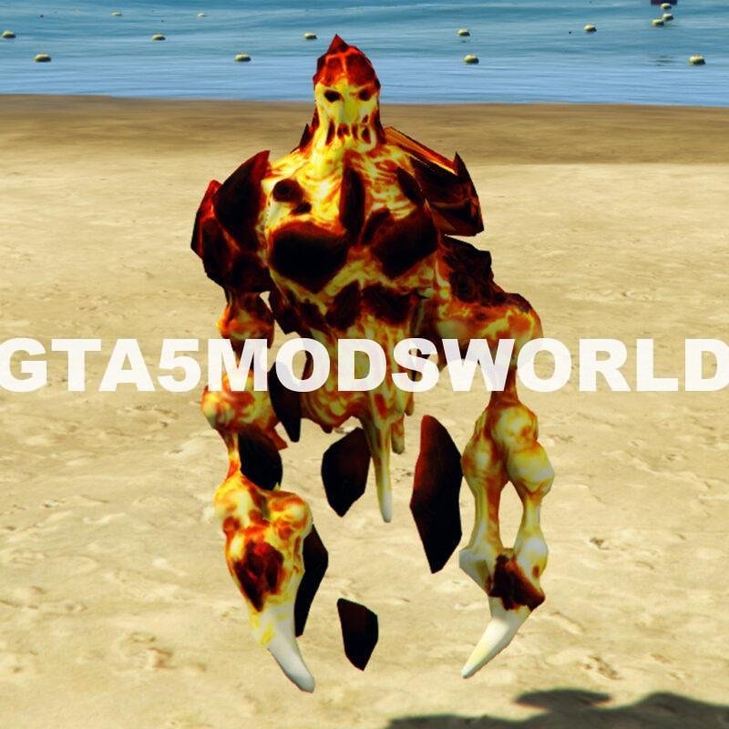 GTA 5 Mods FIRE Elemental