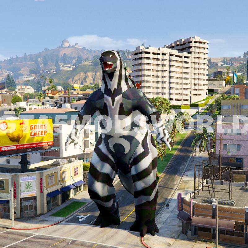 GTA 5 Mods Godzilla Venom