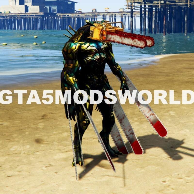 GTA 5 Mods OUTRIDER CHAINSAW
