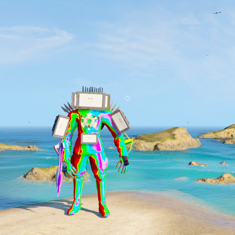 GTA 5 Mods TV MAN STRONG BIG