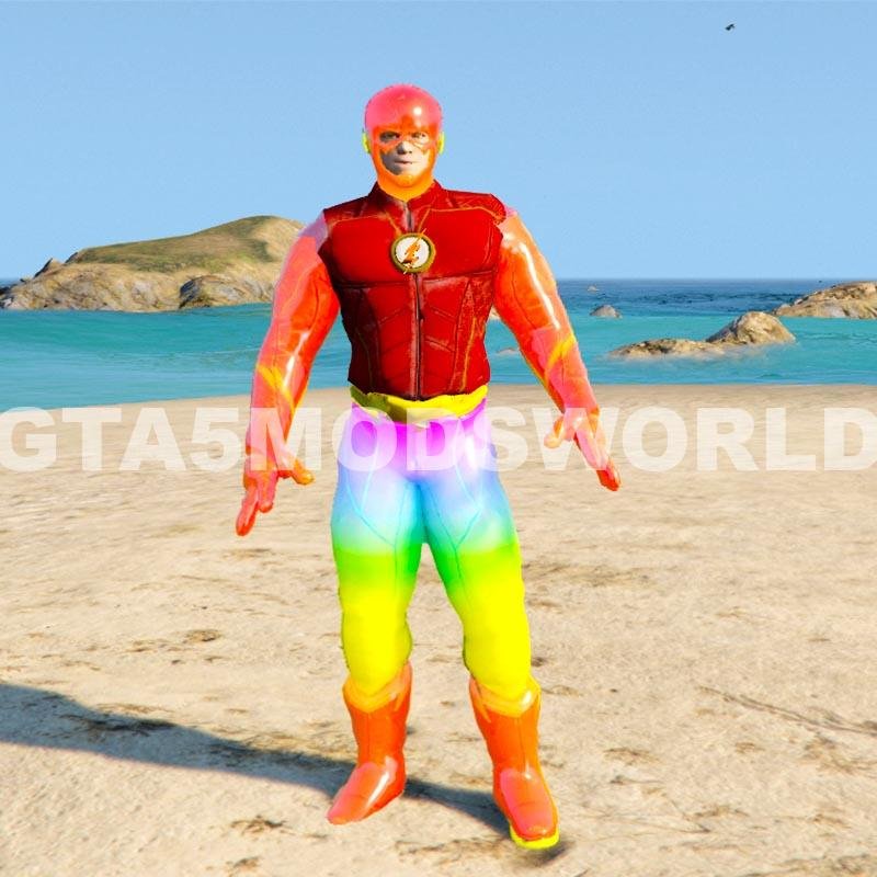 GTA 5 Mods FLASH RAINBOW 3