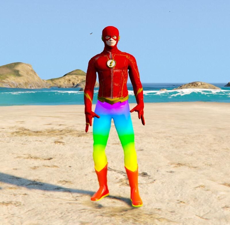 GTA 5 Mods FLASH RAINBOW 1