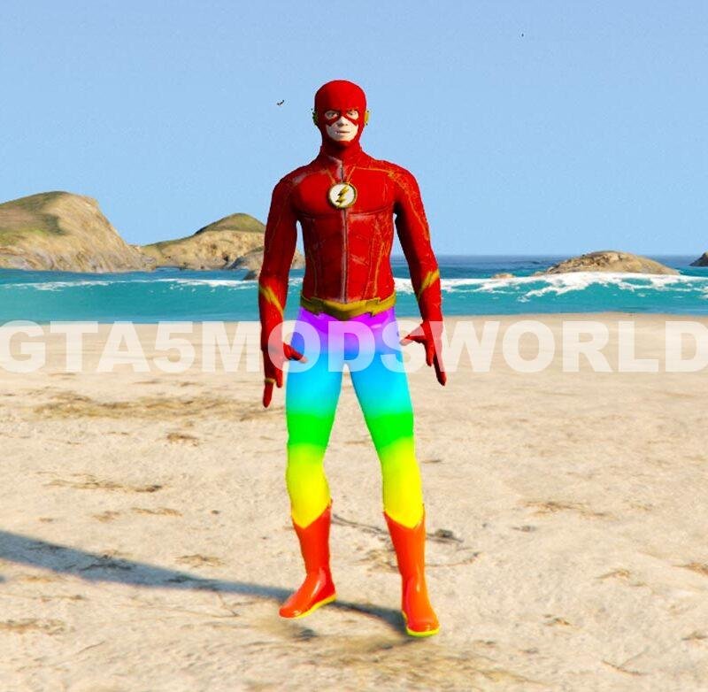 GTA 5 Mods FLASH RAINBOW 1