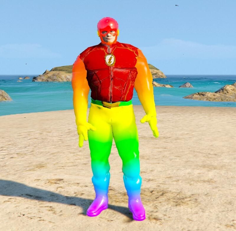 GTA 5 Mods FLASH RAINBOW 4