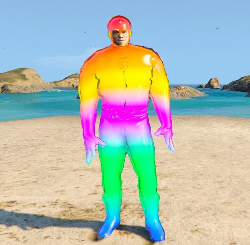 GTA 5 Mods FLASH RAINBOW 5