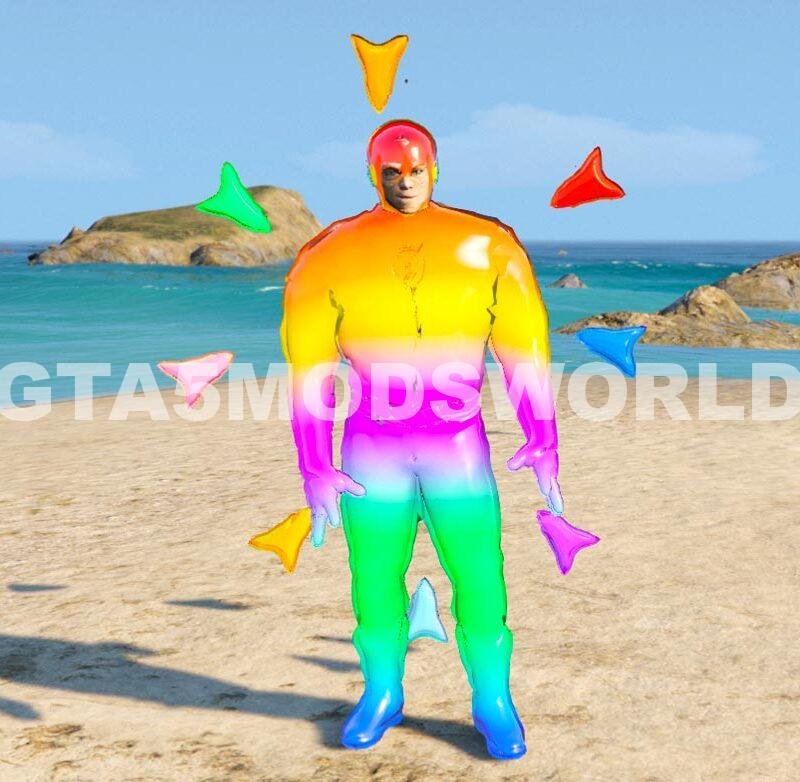 GTA 5 Mods FLASH RAINBOW 6