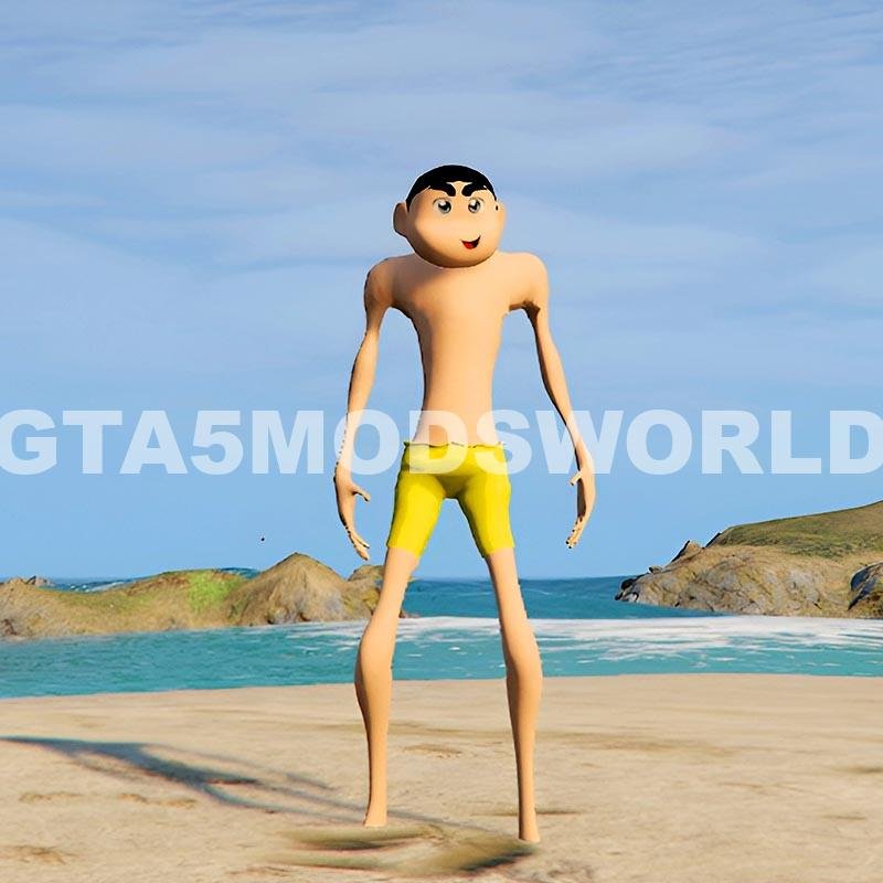 GTA 5 Mods SHINCHAN (THIN TO FAT) 1