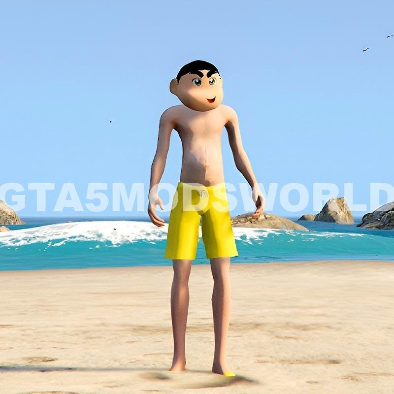 GTA 5 Mods SHINCHAN (THIN TO FAT) 2