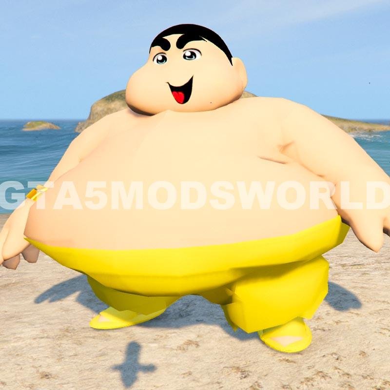 GTA 5 Mods SHINCHAN (THIN TO FAT) 5