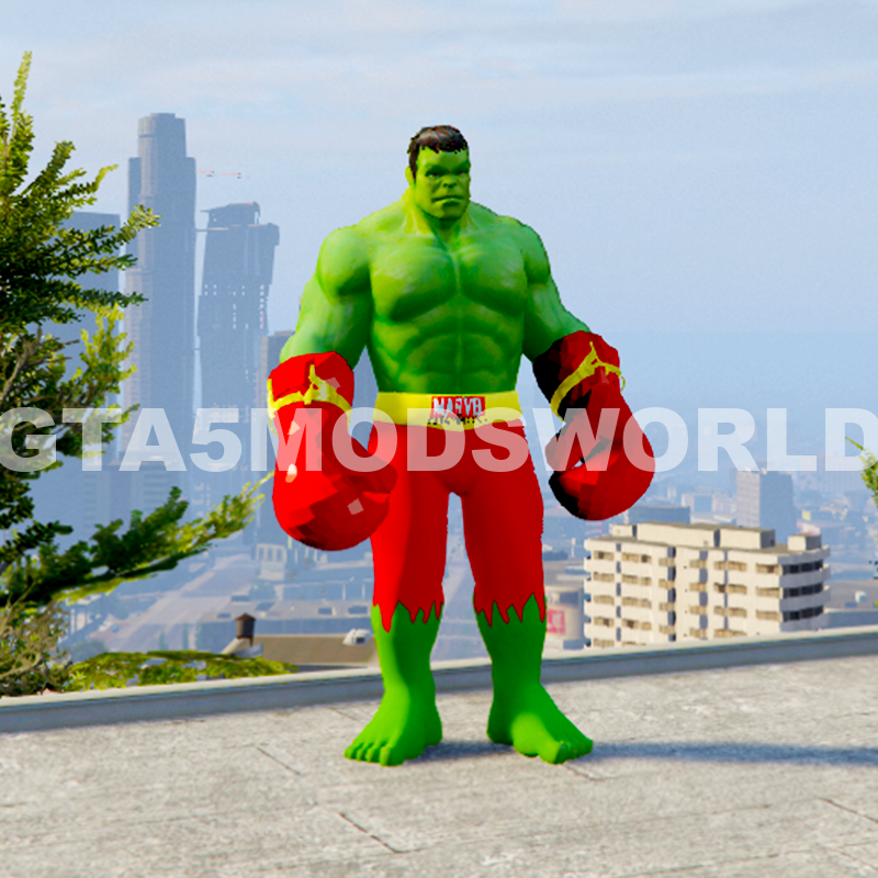 GTA 5 Mods HULK BOXER
