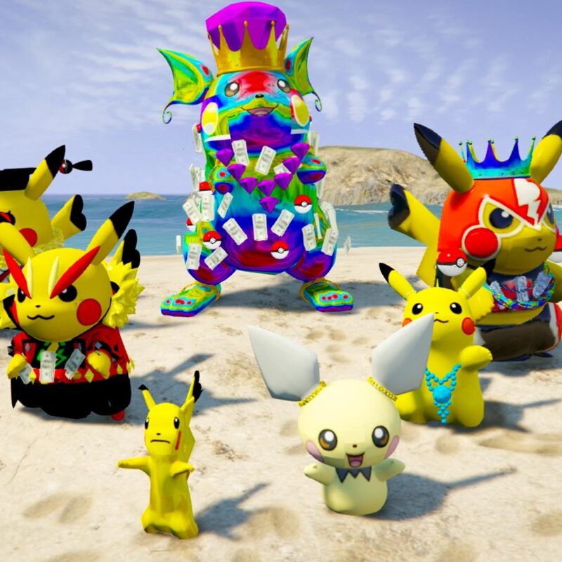 PIKACHU GTA 5 Mods( PACK OF 7)