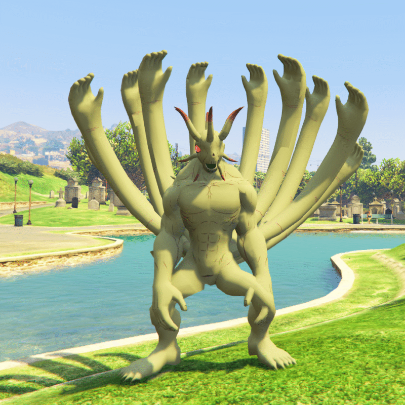 GTA 5 Mods Naruto - Ten Tails