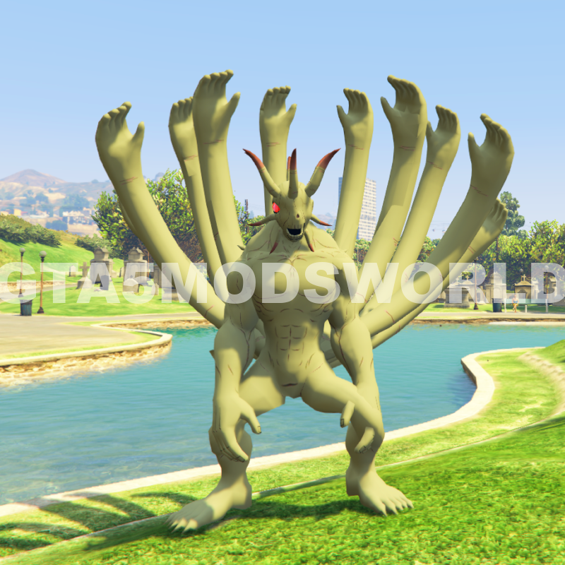 GTA 5 Mods Naruto - Ten Tails