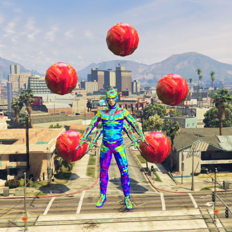 GTA 5 Mods Earth Flash 5 Elements