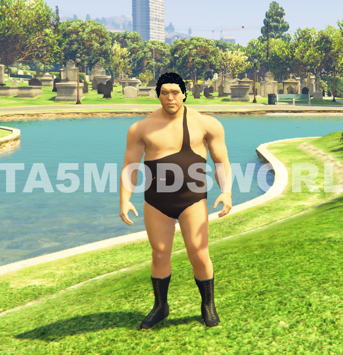 GTA 5 Mods Giant Ander WWE