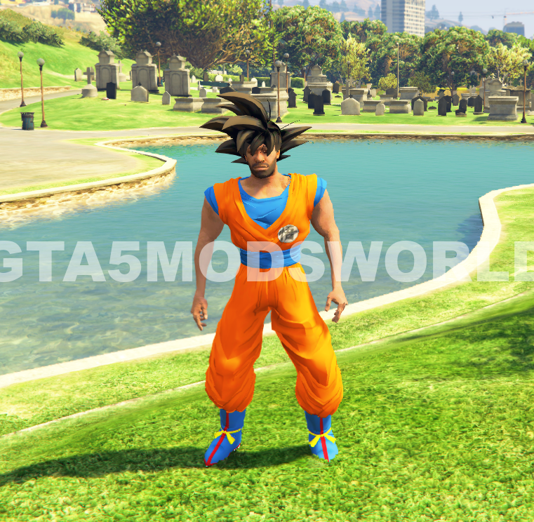 GTA 5 Mods Indian Bikes Driving 3D IN Goku Suit