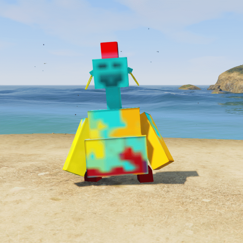 GTA 5 Mod Minecraft Doey Poppy Playtime 4