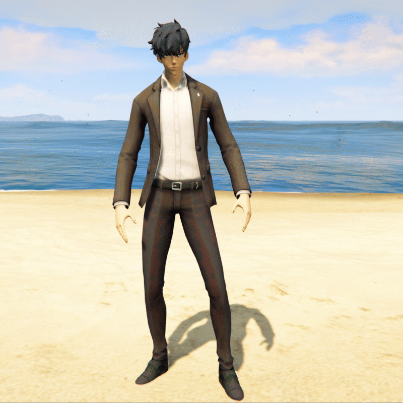 Sung Jin Woo Suit (Solo Leveling: ARISE) GTA 5 Mod