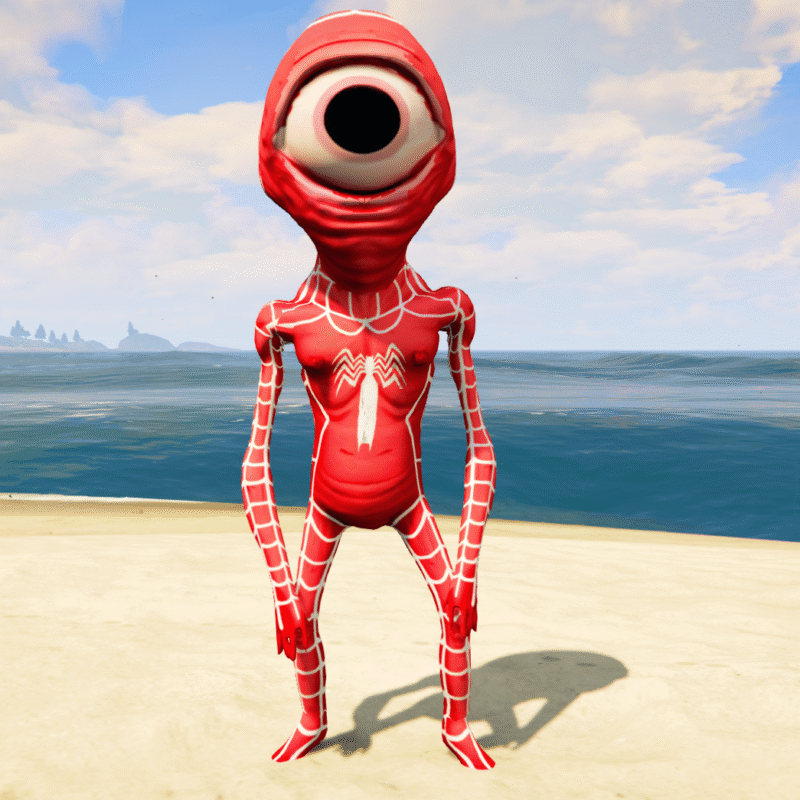 One Eye Spiderman GTA 5 Mods