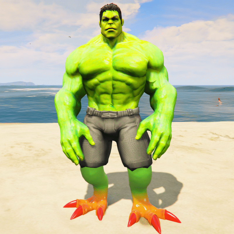 Dinosaur Hulk 1 GTA 5 Mods