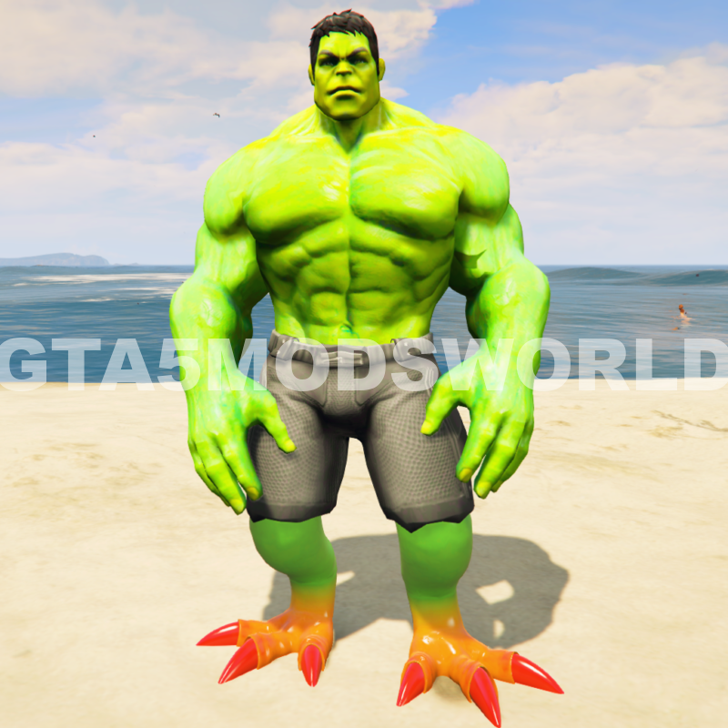 Dinosaur Hulk 1 GTA 5 Mods