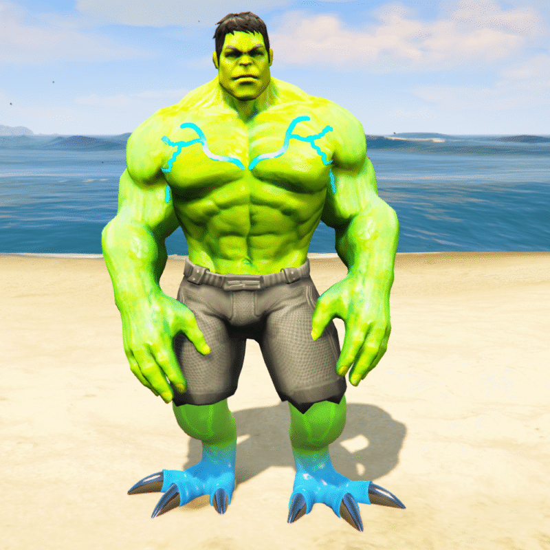 Dinosaur Hulk 2 GTA 5 Mods