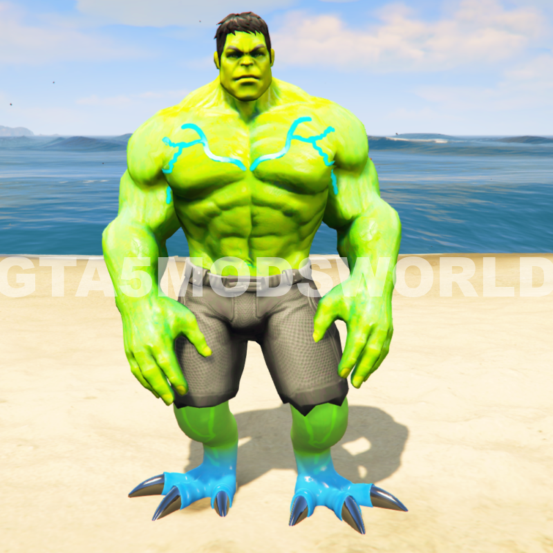 Dinosaur Hulk 2 GTA 5 Mods