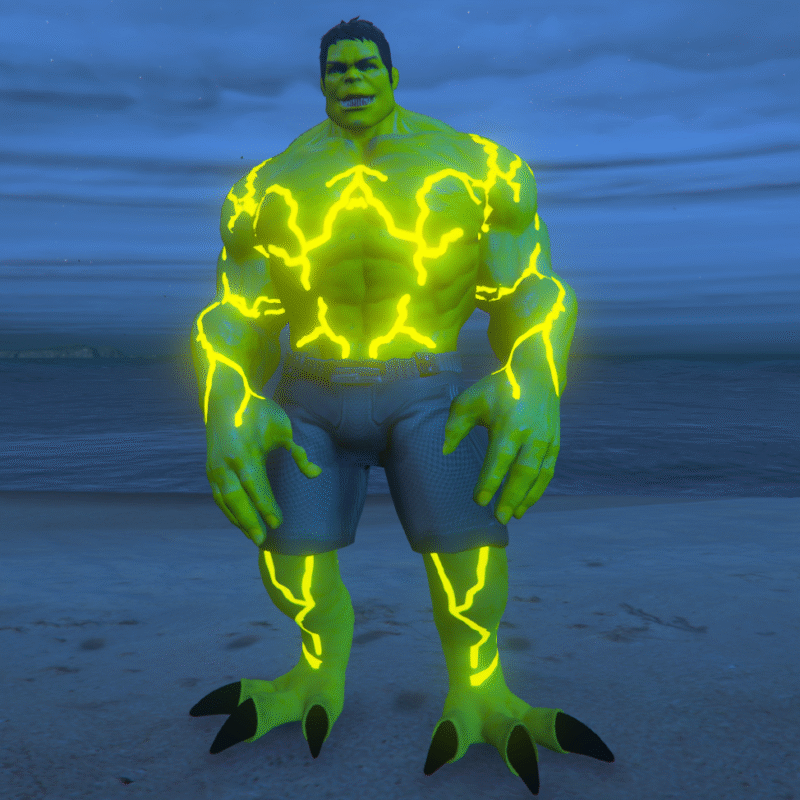 Dinosaur Hulk 3 GTA 5 Mods