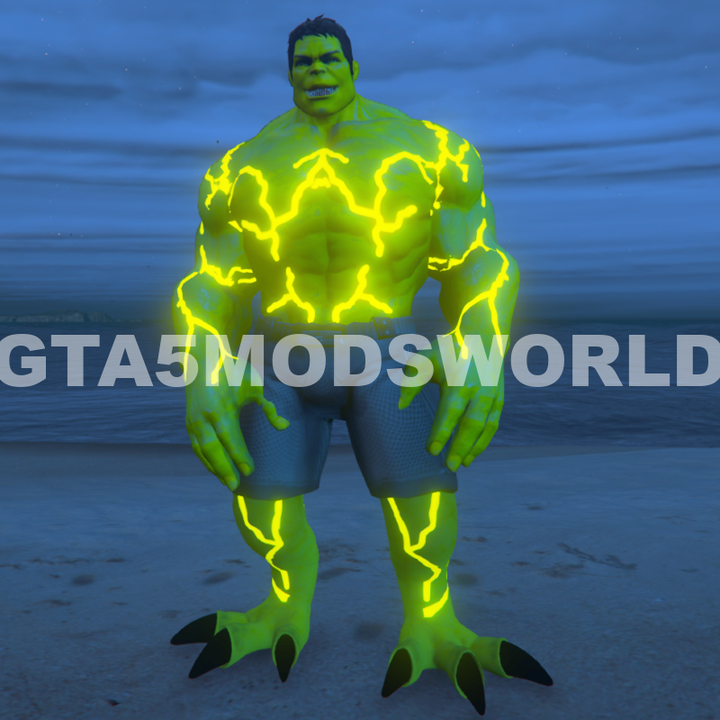 Dinosaur Hulk 3 GTA 5 Mods