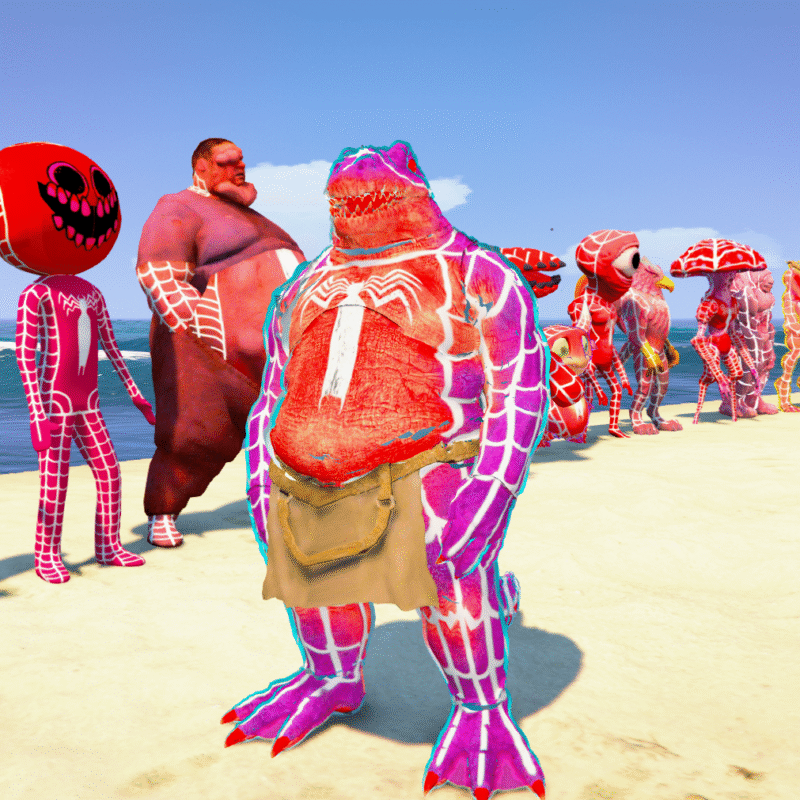Spiderman Creature (Pack Of 12) GTA 5 Mods
