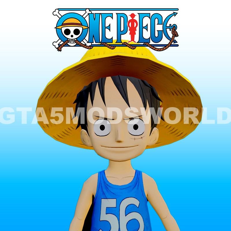 GTA 5 Mods Kid Luffy 2 (ONE PIECE)