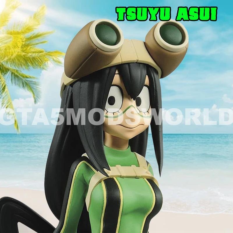 GTA 5 Mods Tsuyu Asui My Hero Academia