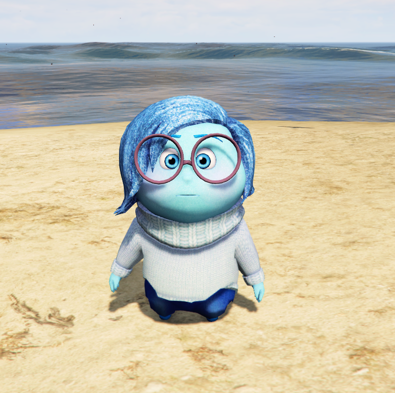 Sadness Controller Anime Inside Out 2 GTA 5 Mods