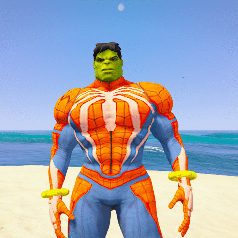 Hulk Spiderman 4 GTA 5 Mods