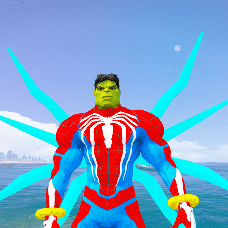 Hulk Spiderman 5 GTA 5 Mods