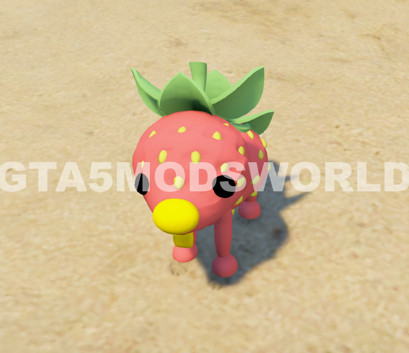 Strawberry Dog GTA 5 Mods