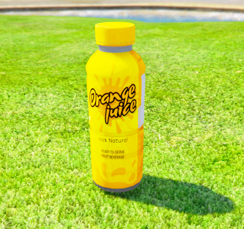 Orange Juice bottle GTA 5 Props